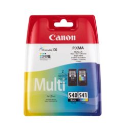 Canon Pixma PG-540 / CL-541 ChromaLife 100 Ink, Ink Cartridge, Black, Tri-Colour Multipack, 5225B006